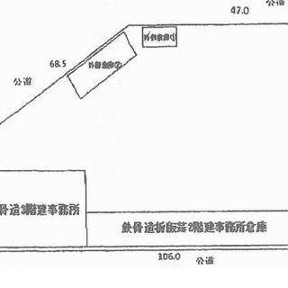 三重県津市住吉町 売事務所（倉庫）　土地 約1404坪付き　物流...