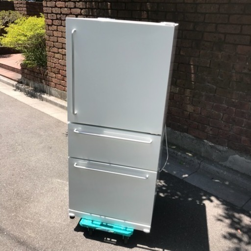 無印良品 MUJI 246L ノンフロン 3ドア冷蔵庫 M-R25B 09年製