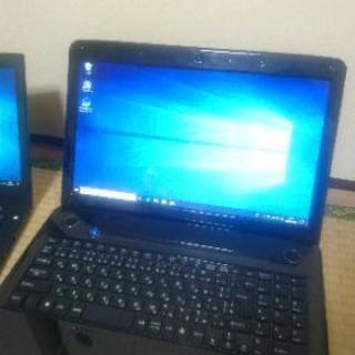 【安いのは1万円台からあり！】手持ちの稼働パソコンの一部です　　 ノートパソコン pc core i3 i5 i7 DVD 無線LAN Wi-Fi 高性能 から 格安まで 多数 初心者 初パソコンの画像