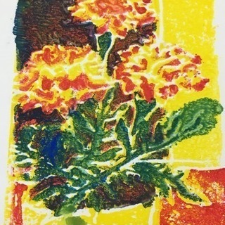 版画アート教室 8/25(土)の画像