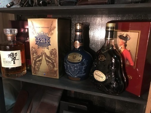 響17年・シーバスブラザーズ21年・ヘネシーXO