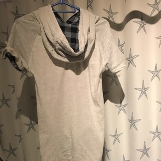 ＊フード・ポケット付パーカーチェック柄＊の画像