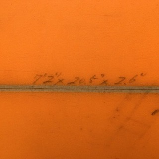 【ケース付き】RUSS-Kサーフボード7.2ftの画像