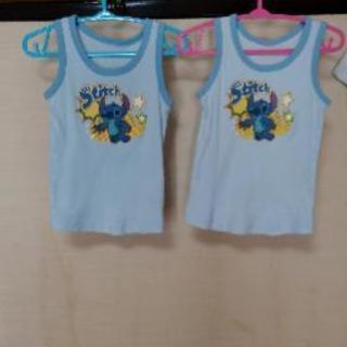 スティッチタンクトップ２枚セット80サイズ