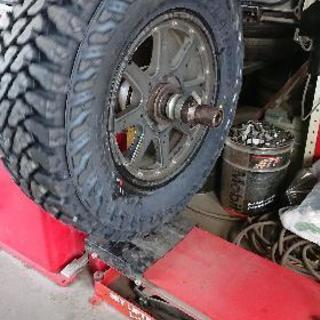 持ち込みタイヤ 等の組換えします。