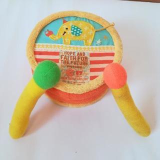 【値下げ】赤ちゃん太鼓　布製　ぞうさん　カラフル