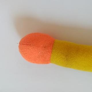 【値下げ】赤ちゃん太鼓　布製　ぞうさん　カラフルの画像