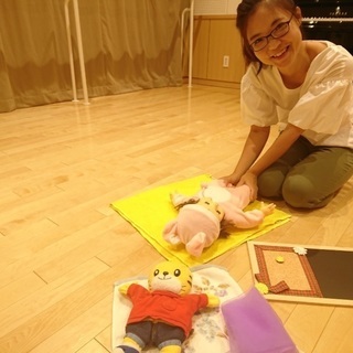 リズムベビーマッサージとメモリアルボード作りの画像