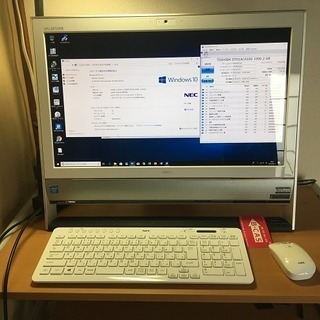 希望者様と取引き商談中につき受付けを一時ストッフ゜致します中古美品　NEC VN370/MSW  Core i7へ換装　キーボード・マウス付き