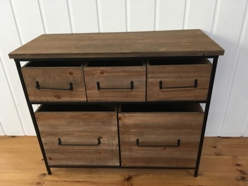 salut!サリュ　アイアンウッド5ドロワーマルチラック salut! サリュ アイアンウッド 5ドロワーマルチラック おしゃれ salut