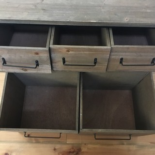 WEB限定アイアンウッド5ドロワーマルチラック | salut!(サリュ)ライフ