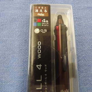 新品　PILOT FRIXION BALL 4　　WOOD　ブラウン LKFB-3SEF-BN 0.5mm 4色　札幌　西岡発の画像