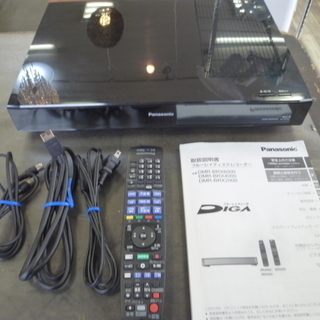 R 中古 Panasonic ハイビジョン ブルーレイディスクレコーダー HDD6TB 11チューナー Wi-Fi内蔵 DIGA（ディーガ） DMR-BRX6000 2015年製