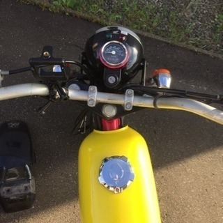 ホンダ エイプ 原付きバイク カスタム 純正パーツありの画像