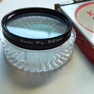 ケンコー製　カメラＰＬ（偏光）フィルター５２mmの画像