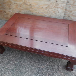 カリモク家具 花梨座卓 テーブル 木製 120×81.5cm 和家具