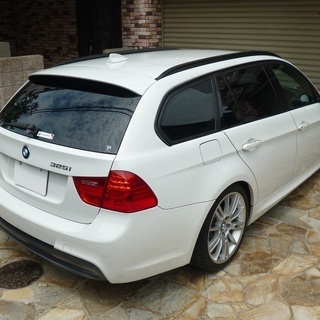 検査30年12月325iツーリングMスポーツLCI後期 希少直6直噴3000cc/純正HDDナビ/idrive/地デジ/黒革/レッドステッチ/コンフォートアクセス/ETC の画像