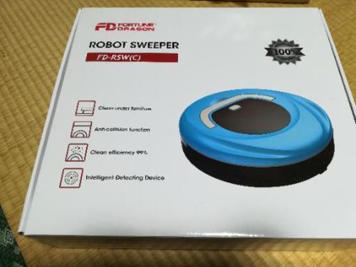 【再値下げ】【中古】自動ロボット掃除　FORTUNE DRAGON ブルー