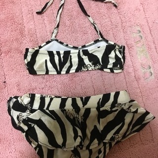 PAPP パプ 水着95cm ブランド ゼブラ柄ビキニの画像