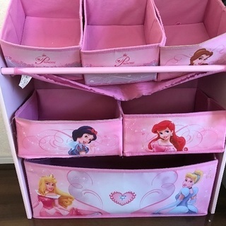 ディズニープリンセス♡おもちゃラックの画像