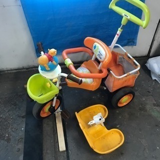 プーさんの三輪車 使用感ありでもまだまだ使えます。