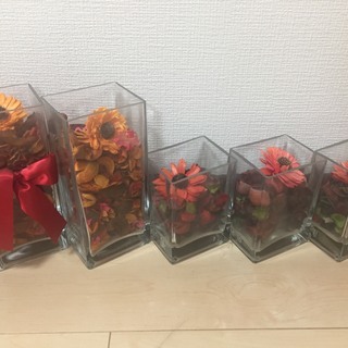 インテリア用のドライフラワー５つセット！！の画像