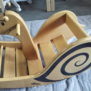 お値下げ［揺り木馬］かたつむり：リサイクルショップヘルプの画像