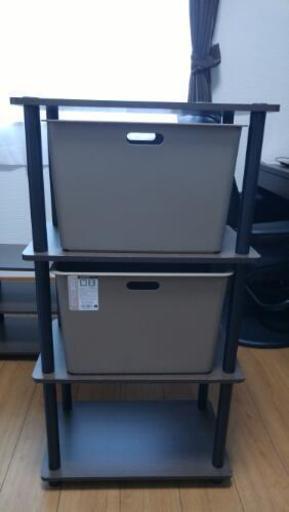 ラック　(テレビ台の横にセットで)