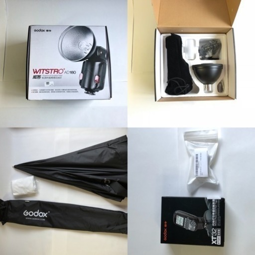 【27000円に値下げ】godox スピードライトセット (バッテリーなし)