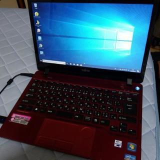 【Core i5】富士通FMV LIFEBOOK SH54/G【レッド】