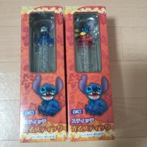 値下げ可能　ディズニー　スティッチ　光るスティック