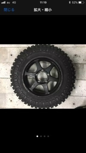 ジムニー マキシス 6.50R16 ブロック クロカン 中古 マッドブラック