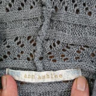 ann  ashlee  ニットポンチョの画像