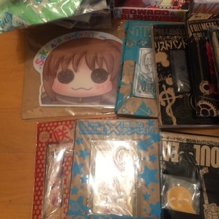 1万円　月刊ガンガン付録　非売品７０点セット+ああっ女神さまっフィギュアなど５点　鋼の錬金術師やとある魔術の禁書目録（インデックス）などの画像