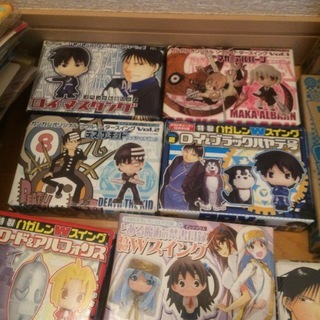 1万円　月刊ガンガン付録　非売品７０点セット+ああっ女神さまっフィギュアなど５点　鋼の錬金術師やとある魔術の禁書目録（インデックス）などの画像