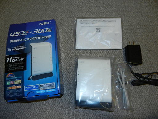 無線ＬＡＮルーター　ＮＥＣ　ＰＡ－ＷＦ８００ＨＰ