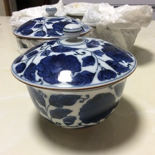 蓋付き湯呑み  と茶托 5客の画像