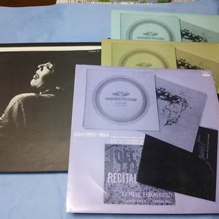 越路吹雪　リサイタル　愛　そして生きる　LP３枚組み　1982年発行　中古品の画像