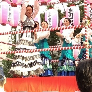 8/19久我山盆踊りでフラメンコ💃