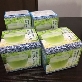 【冷たいお茶が3倍美味しく飲めるグラス】4つセットの画像