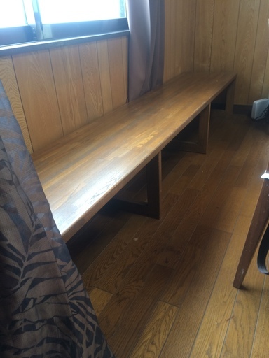 ２万円　１間半のローテーブルにも椅子にも！昼寝ベッドにもなった便利家具