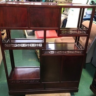 古民具 時代家具 アンティーク 飾り棚 中古の画像