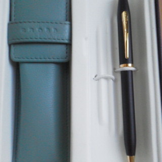 新品　お祝いに！CROSS　classic prime ボールペン1本とダブルペンケース革の画像