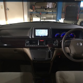 【売り切り大特価♪♪】ホンダ エリシオン Ｇ　社外ナビ　バックカメラ　左パワースライドドア　純正エアロの画像