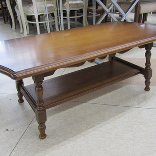 飛騨産業 / キツツキマーク　コーヒーテーブル 穂高 コロニアル ローテーブル 飛騨産業 キツツキマーク 穂高 センターテーブル コーヒーテーブル