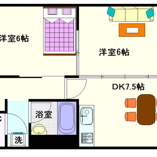 【カルマーレなんばＷＥＳＴ】3号タイプ！2ＤＫタイプ！人気の桜川...