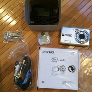 ジャンク。PENTAX Optio E75 デジカメの画像