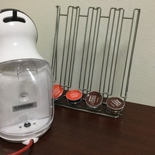 ネスレ日本 ドルチェグスト　ミニミー ホワイト  専用 カプセルホルダー 付きの画像