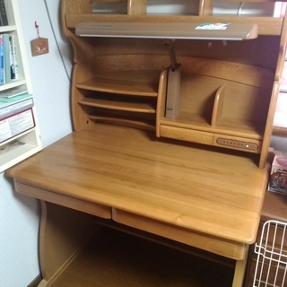 くろがね　学習机とキャビネットのセット