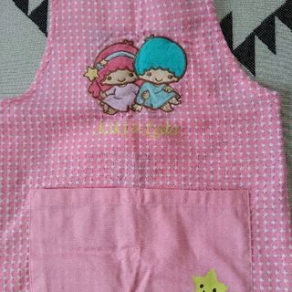 キキララエプロン　110cm　子ども用の画像